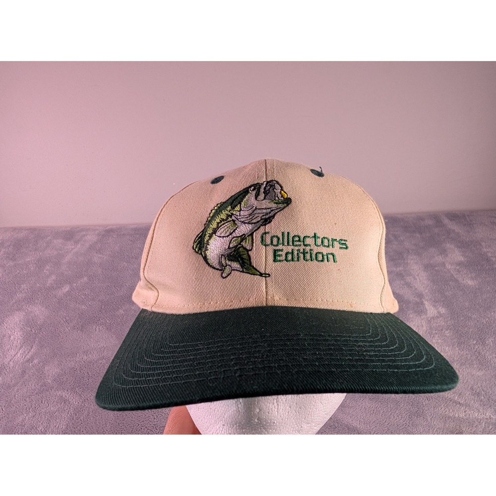 Stihl Bass Fishing Hat Collectors Edition Snapback Cap Tan Green Head To Toe